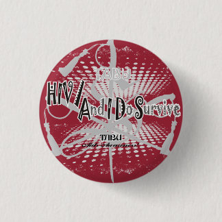Bewustmaking van TABU HIV/AIDS 1/4 Button