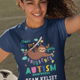 Bewustmaking van uw unieke autisme t-shirt
