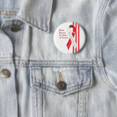 Bewustmaking van vrouwen en hartziekten ronde button 5,7 cm (In situ)