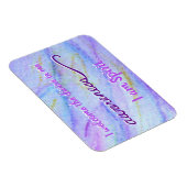 "Bewustmaking" Violet Crown Chakra WordMagnets Magneet (Rechterzijde)