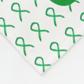 Bewustmaking voor bijnierkanker Klontendoekjes Fleece Deken (Hoek)