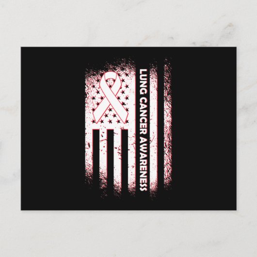 Bewustmaking voor kanker Overlevingskansen Lung Ca Briefkaart (Voorkant)