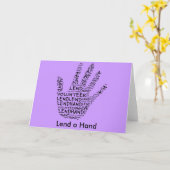 Bewustmaking vrijwilliger: Lend een handheld Kaart (Gele Bloem)