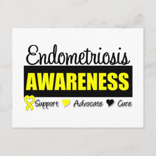 Bewustmakingsbadge Endometriose Briefkaart
