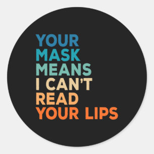 Bewustmakingscitaten ASL Gebarentaal Gehoor Vermin Ronde Sticker
