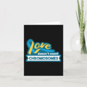 Bewustmakingsdag van het chromosoomworld-down-synd kaart (Voorkant)