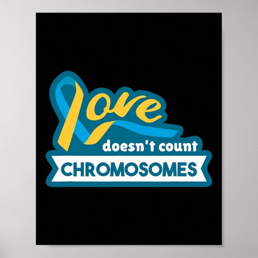 Bewustmakingsdag van het chromosoomworld-down-synd poster (Voorkant)