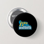 Bewustmakingsdag van het chromosoomworld-down-synd ronde button 5,7 cm (Voorkant /achterkant)