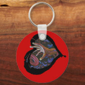 Bewustmakingshart voor cellen - Hoop Sleutelhanger (Voorkant)