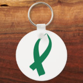 Bewustmakingslint (groen) sleutelhanger (Voorkant)