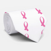 Bewustmakingslint (roze) stropdas (Opgerold)