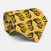 Bewustmakingslint voor kinderkanker Boterfly Stropdas (Opgerold)