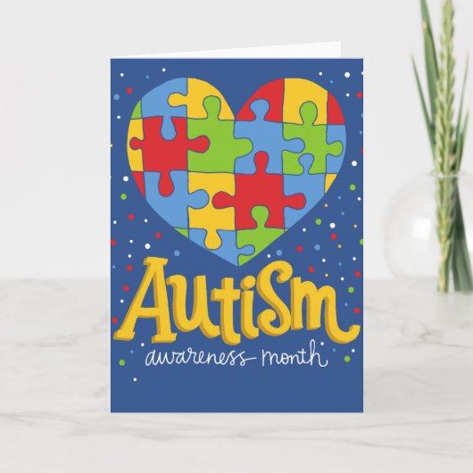 bewustmakingsmaand autisme kaart (Voorkant)