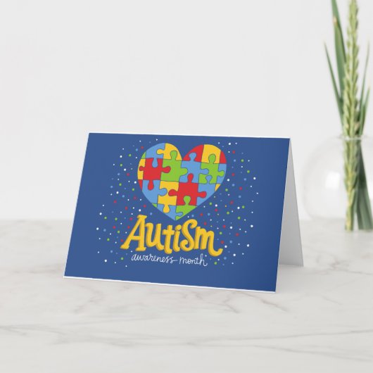 bewustmakingsmaand autisme kaart (Voorkant)