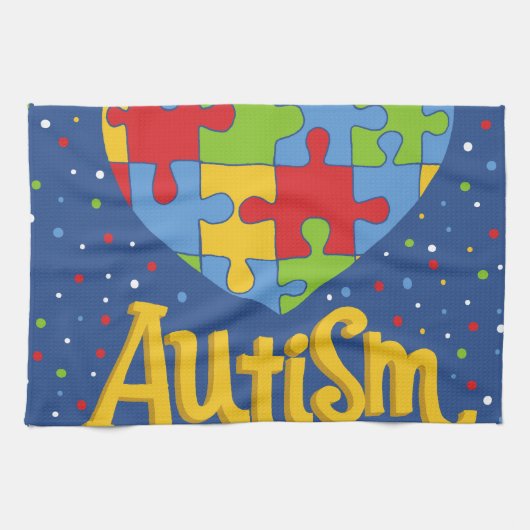 bewustmakingsmaand autisme theedoek (Horizontaal)