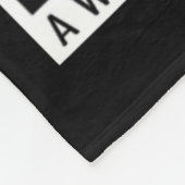 Bewustmakingsmaand Grappige gemengde brieven Fleece Deken (Hoek)