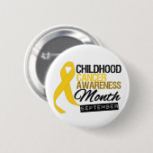 Bewustmakingsmaand kinderkanker v8 ronde button 5,7 cm (Voorkant /achterkant)