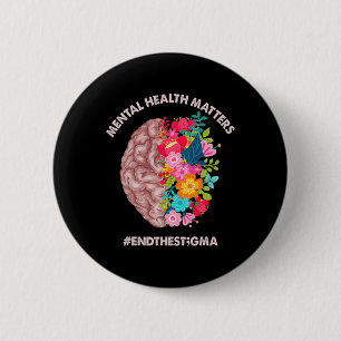 Bewustmakingsmaand over gezondheidsproblemen beëin ronde button 5,7 cm