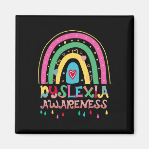 Bewustmakingsmaand Rainbow Boho Schattigee Graphic Magneet