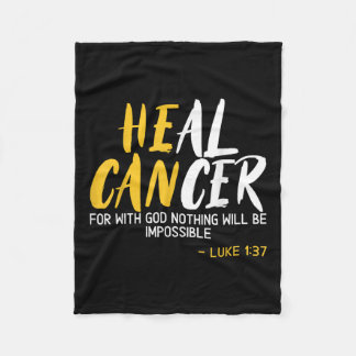 Bewustmakingsmaand voor ernstige kanker Kinderkank Fleece Deken