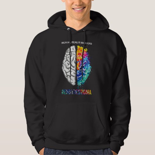 Bewustmakingsmaand voor psychische aandoeningen hoodie (Voorkant)