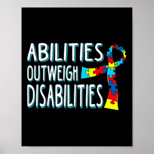 Bewustmakingsmogelijkheden voor autisme zwaarder w poster