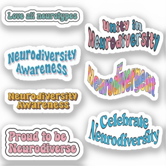 Bewustmakingspakket voor neurodiversiteit sticker (Voorkant)