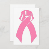 Bewustmakingsprogramma voor roze koolstofborst kaart (Voorkant / Achterkant)