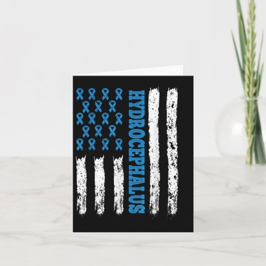 Bewustmakingsshunt Happens Hydrocephalus Warrior 1 Kaart (Voorkant)