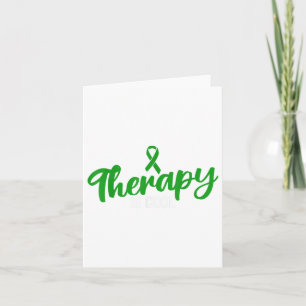Bewustmakingstherapie met groene lint voor de gees kaart
