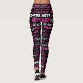 Bewustmakingswoorden...Borstkanker Leggings (Achterkant)