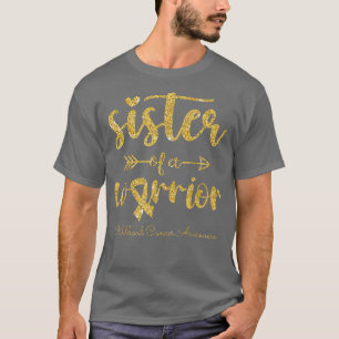 Bewustmakingszuster voor kinderkanker van een wort t-shirt
