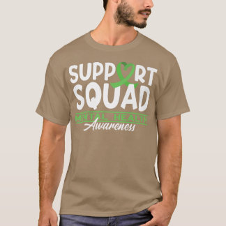 Bewustwording Ik steun vierkant I Depressie en gee T-shirt