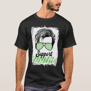 Bewustwording Ik steun vierkant I Depressie en gee T-shirt