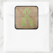 Bewustwording over de ziekte van Lyme Stickers (Tas)