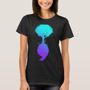 Bewustwording over zelfmoordpreventie bij bomen t-shirt