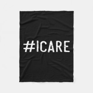 Bewustwording over zelfmoordpreventie door Icare Fleece Deken