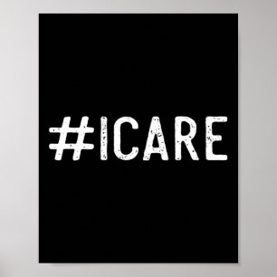 Bewustwording over zelfmoordpreventie door Icare Poster