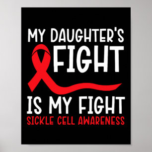 Bewustwording van bloedkanker Leukemie Lymfoom R Poster
