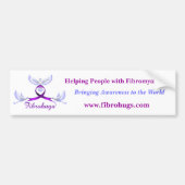 Bewustwording van fibromyalgie bumpersticker (Voorkant)