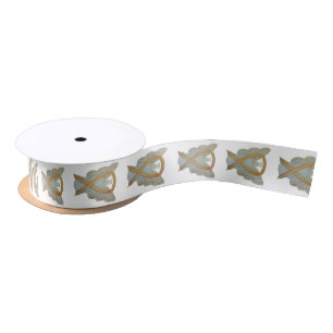 Bewustwording van kinderkanker Gold Angel Ribbons Lint