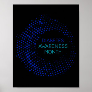 Bewustwordingsmaand voor T1- en T2-diabetes 1 Poster