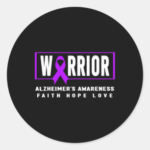 Bewustzijn - Alzheimer Warrior Heimer’s Awareness Ronde Sticker