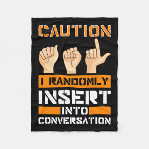 Bewustzijn Amerikaanse gebarentaal gehoorverlies A Fleece Deken