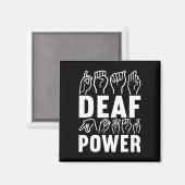 Bewustzijn ASL Gebarentaal Amerikaanse Gebarentaal Magneet (Voorkant / Achterkant)