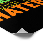 Bewustzijn ASL Gebarentaal Amerikaanse Gebarentaal Poster (Hoek)