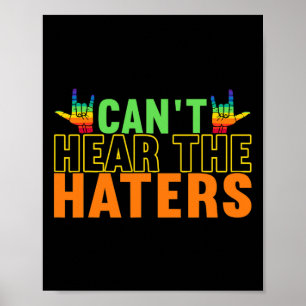 Bewustzijn ASL Gebarentaal Amerikaanse Gebarentaal Poster