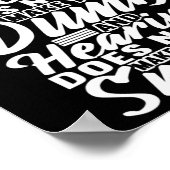 Bewustzijn ASL Gebarentaal Amerikaanse Gebarentaal Poster (Hoek)