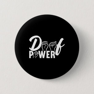 Bewustzijn ASL Gebarentaal Amerikaanse Gebarentaal Ronde Button 5,7 Cm