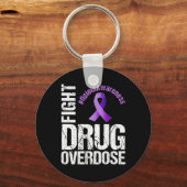 Bewustzijn bij overdosering van opioïden sleutelhanger (Achterkant)